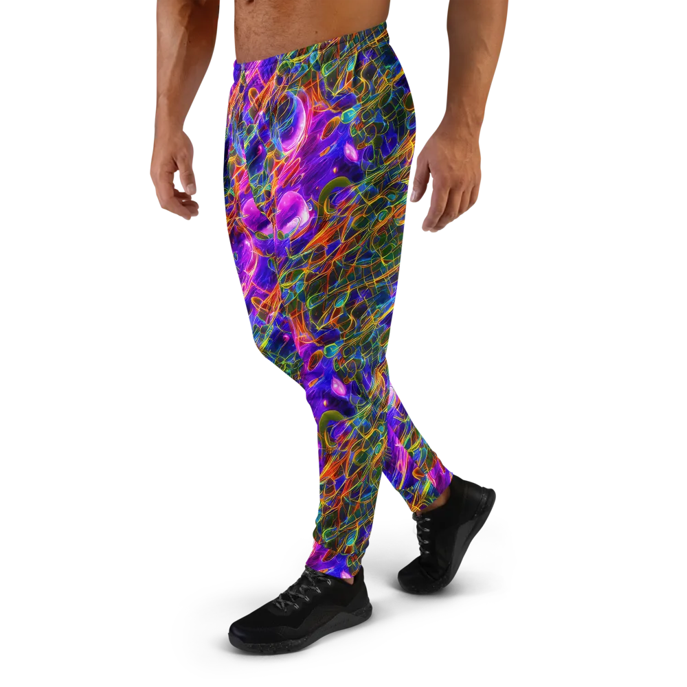 Radiant Tangent on Men's Joggers — Left