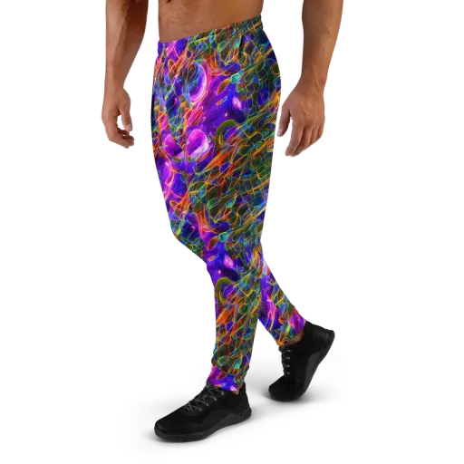 Radiant Tangent on a Men's Joggers