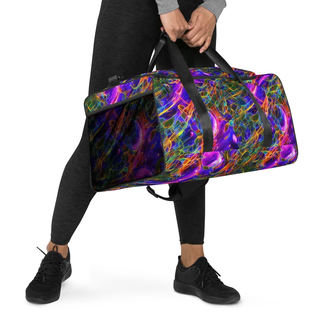 Radiant Tangent on Duffle Bag — Right Front