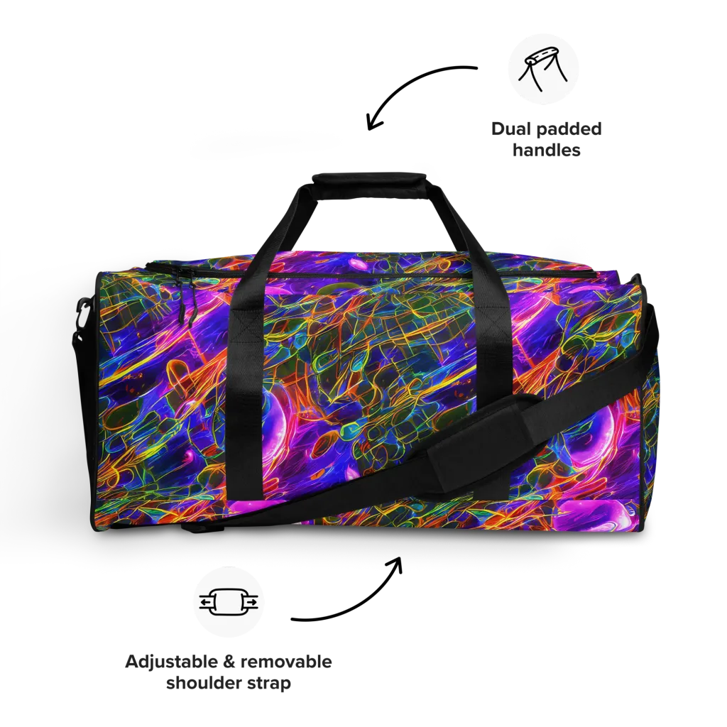 Radiant Tangent on Duffle Bag — Front