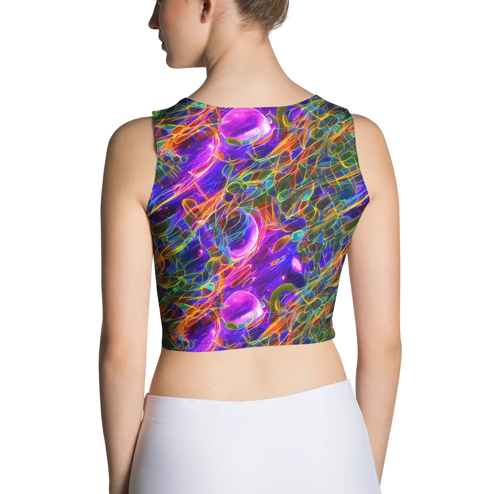 Radiant Tangent on Crop Top — Back