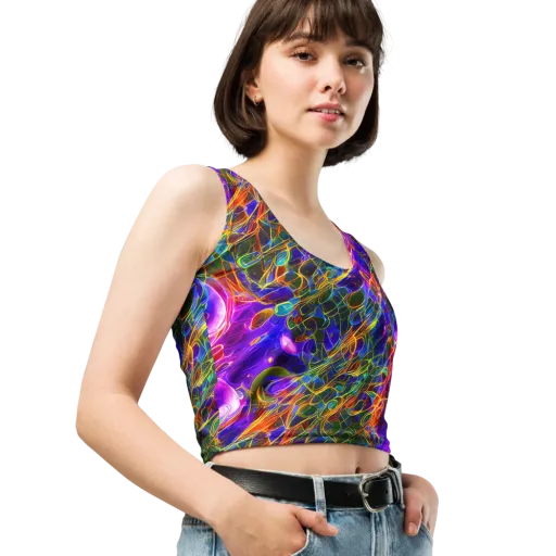 Radiant Tangent on a Crop Top
