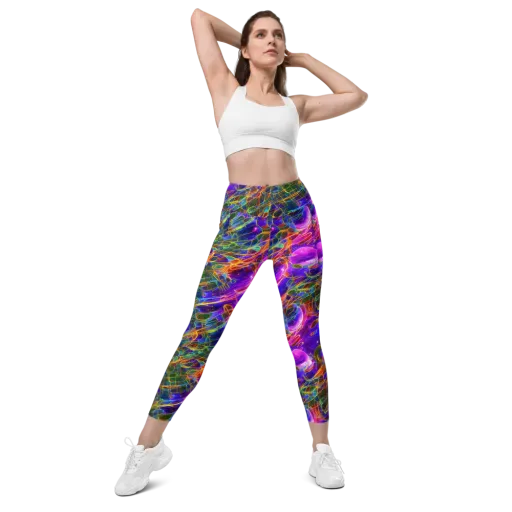 Radiant Tangent on a Leggings with Pockets