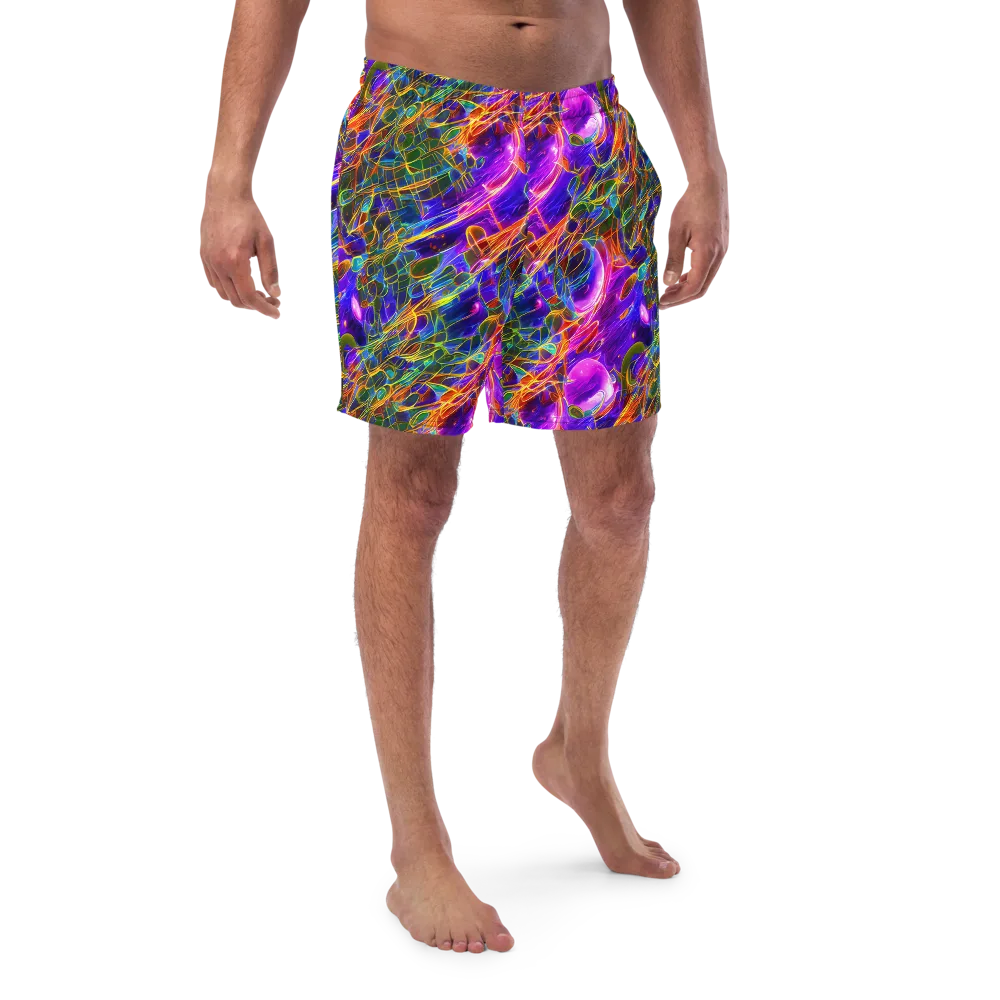 Radiant Tangent on Swim Trunks — Front