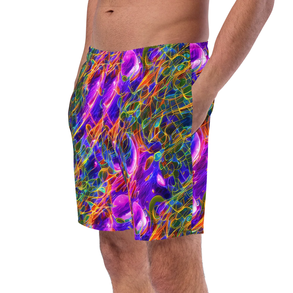 Radiant Tangent on Swim Trunks — Left Front