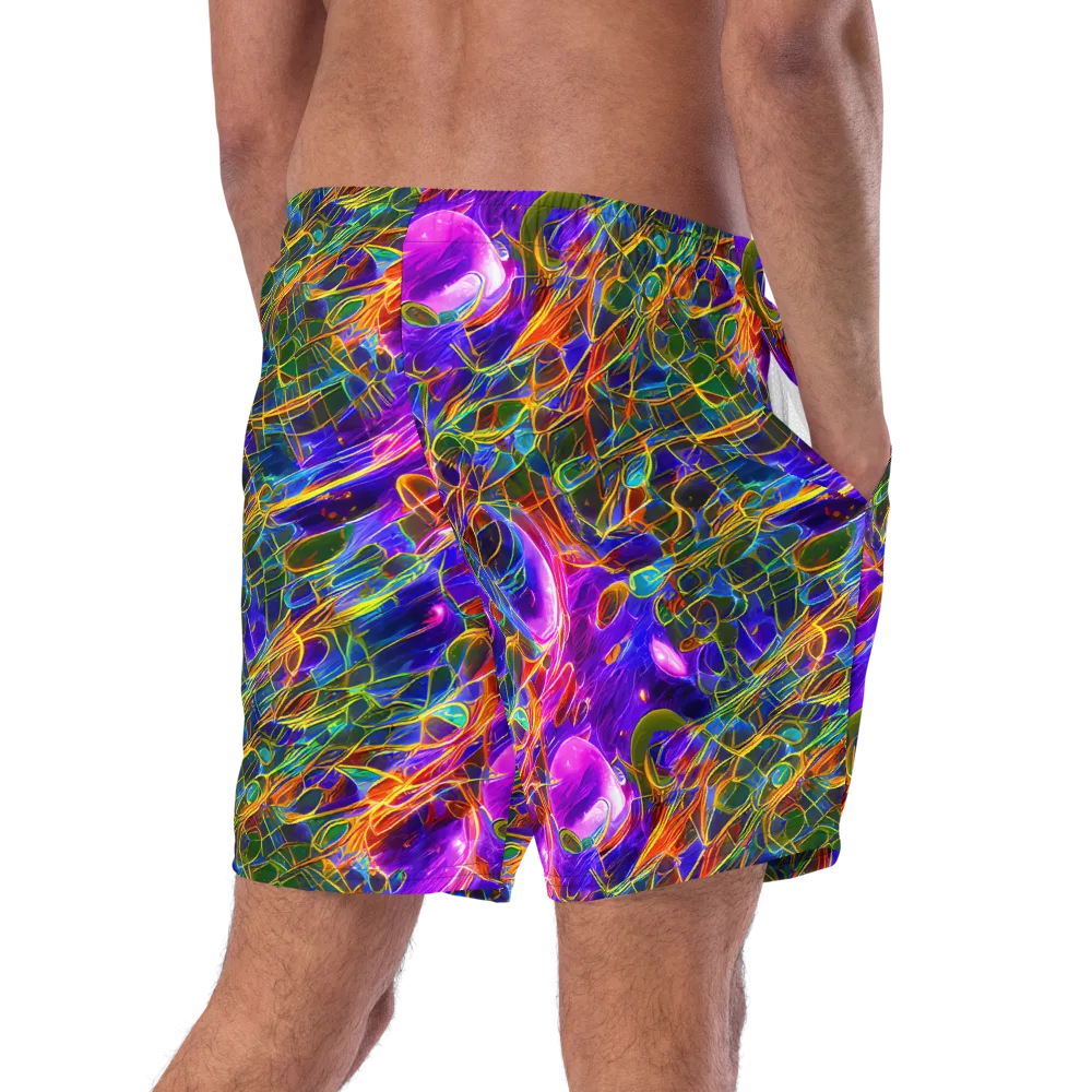 Radiant Tangent on Swim Trunks — Right Back