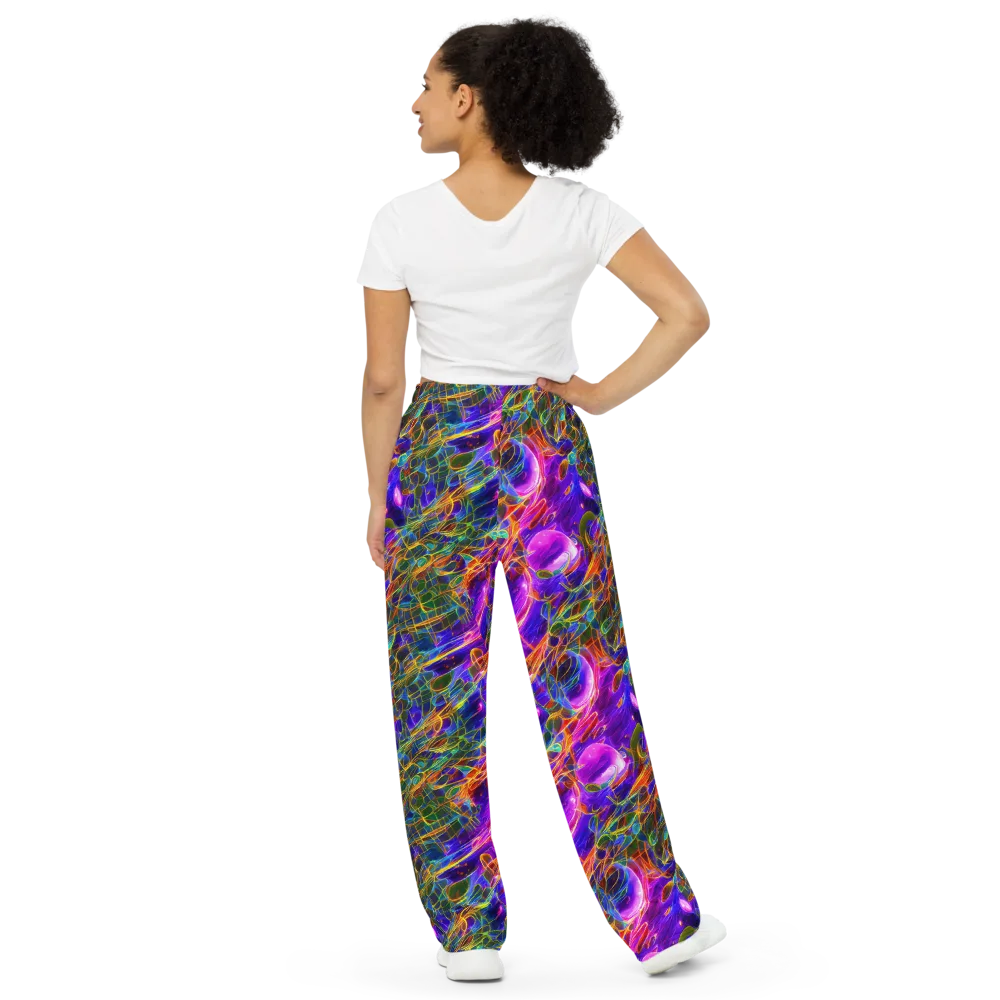 Radiant Tangent on Wide-Leg Pants — Back