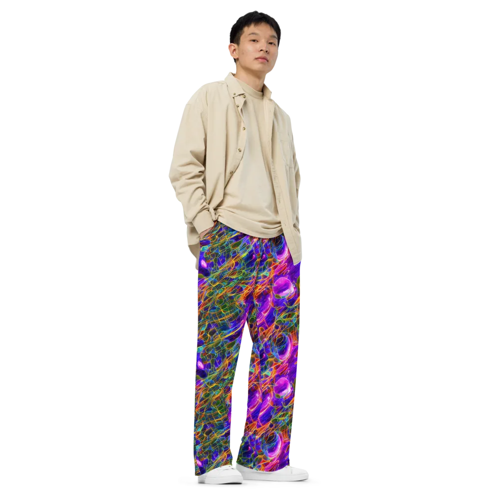 Radiant Tangent on Wide-Leg Pants — Right Front