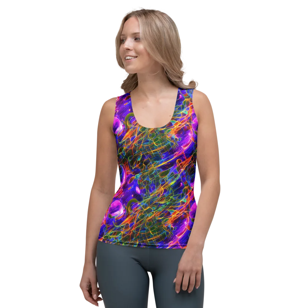 Radiant Tangent on Women's Tank Top — Front