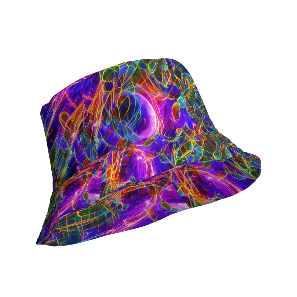 Radiant Tangent on Reversible Bucket Hat — Product details Outside