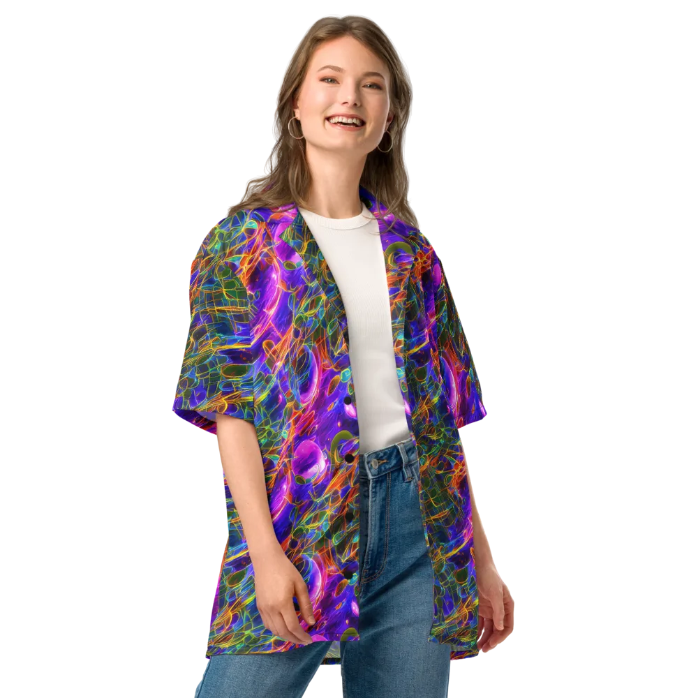 Radiant Tangent on Button Shirt — Front