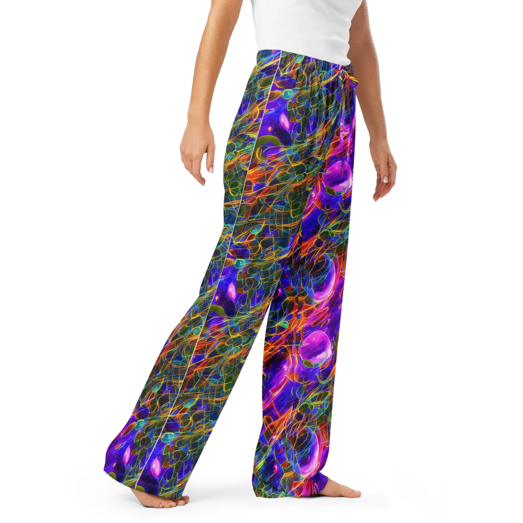 Radiant Tangent on Women's Pajama Pants — Right Front