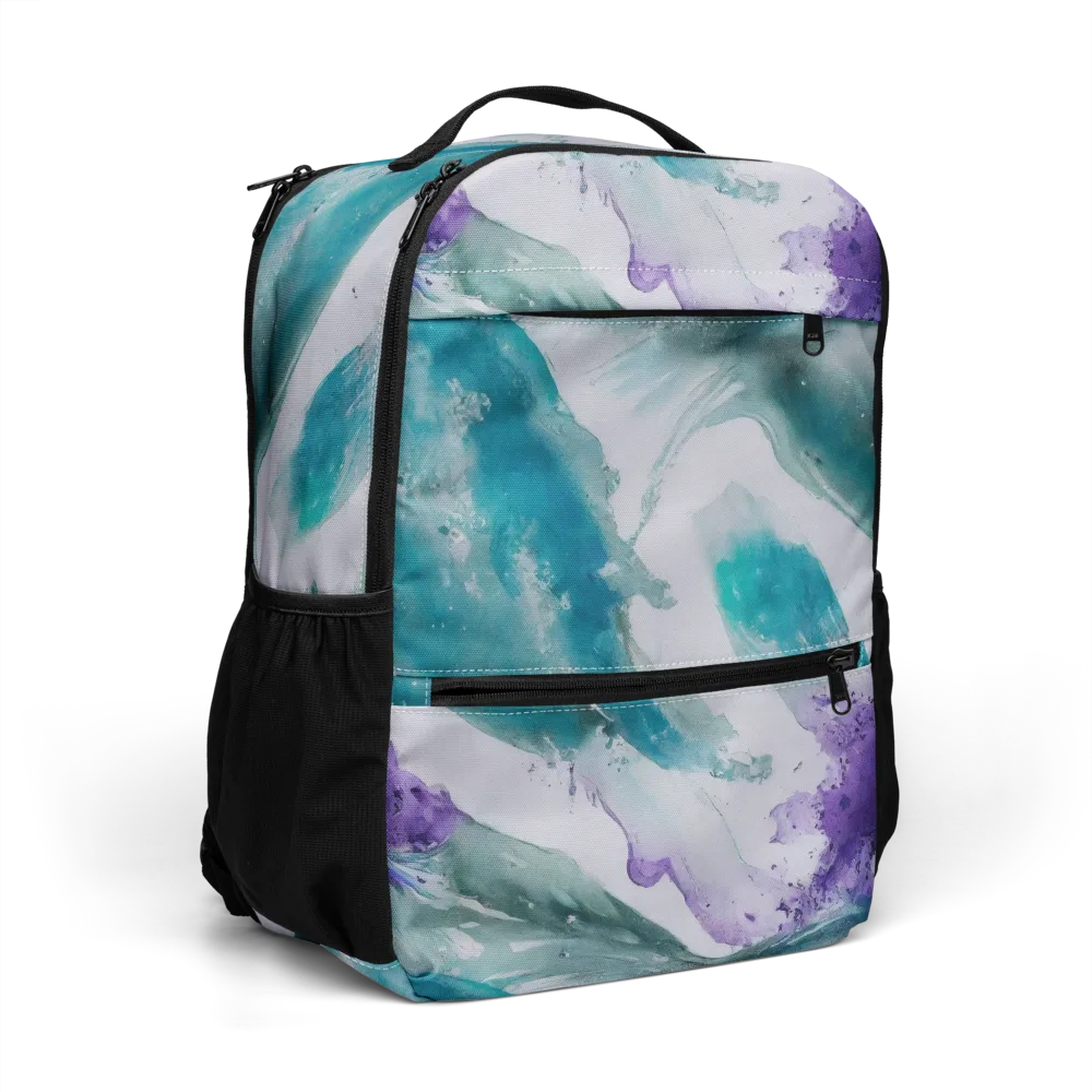 Tidal Lilac on Utility Backpack — Right Front
