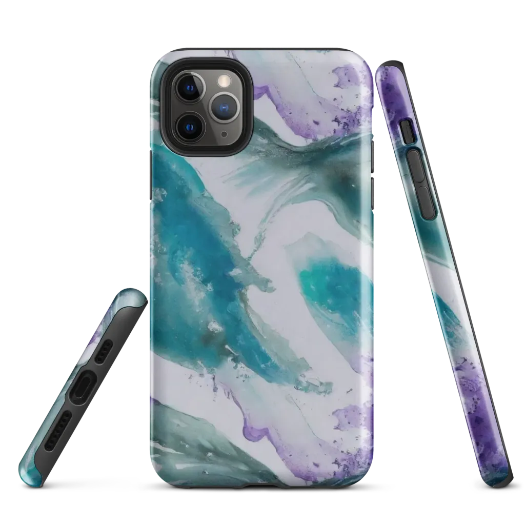 Tidal Lilac on Tough Case for iPhone® — Front