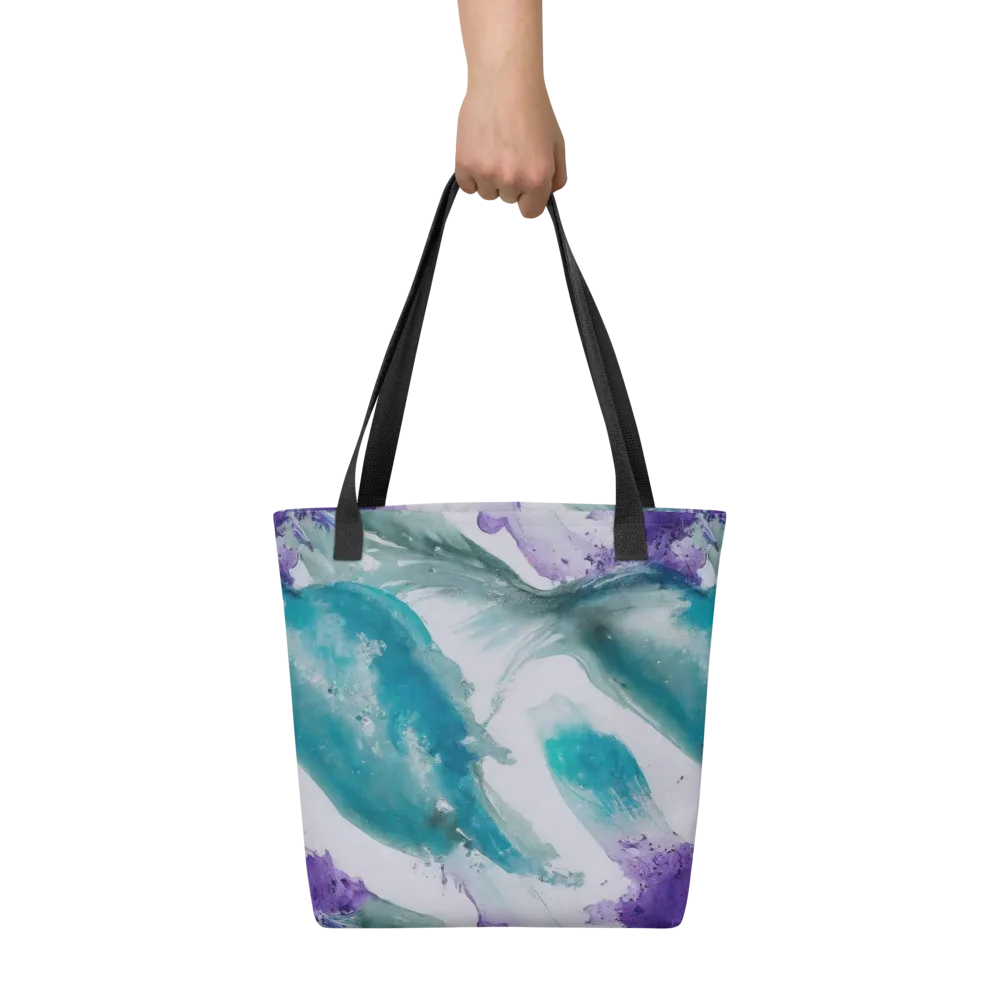 Tidal Lilac on Tote Bag — Front