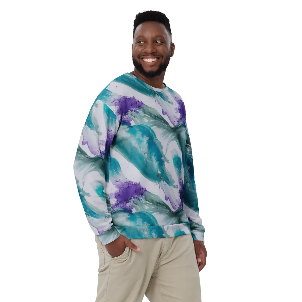 Tidal Lilac on Sweatshirt — Front