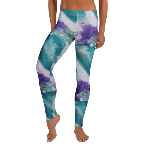 Tidal Lilac on a Leggings