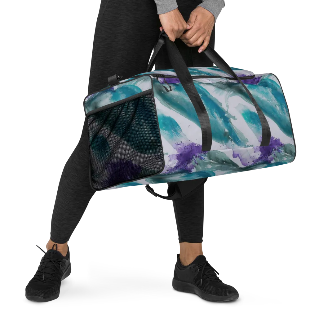 Tidal Lilac on Duffle Bag — Right Front