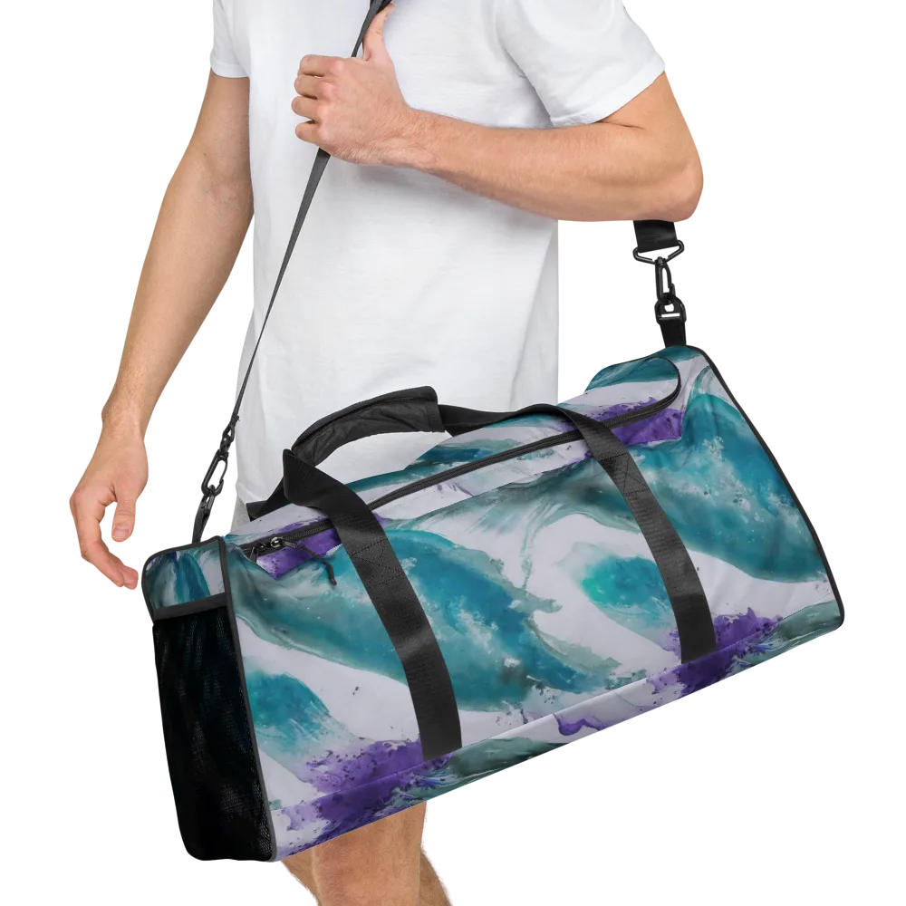 Tidal Lilac on Duffle Bag — Right Front