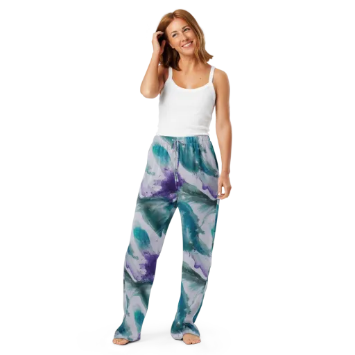 Tidal Lilac on a Women's Pajama Pants