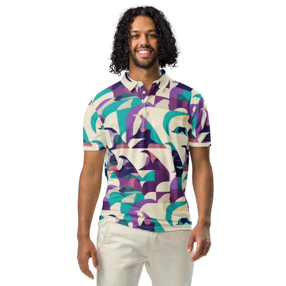 Violet Vogue on Men's Slim Fit Polo Shirt — Front