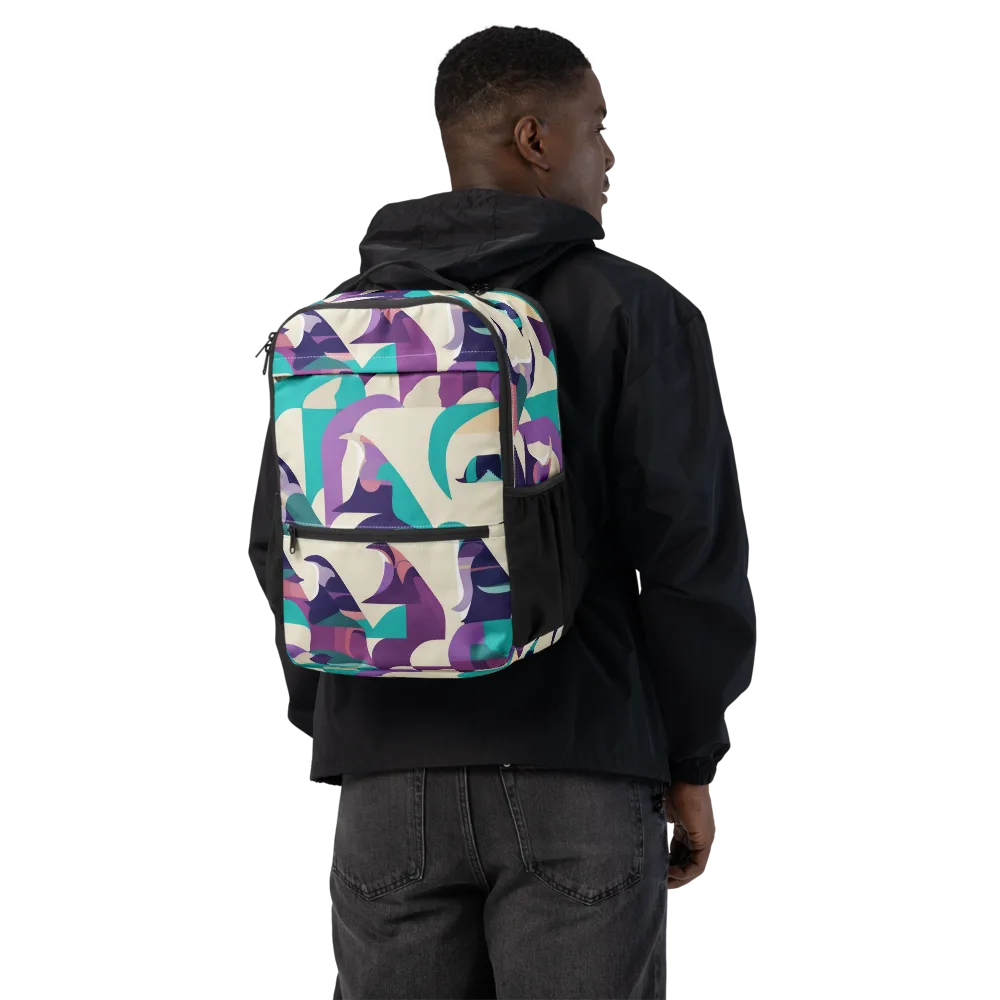Violet Vogue on Utility Backpack — Back