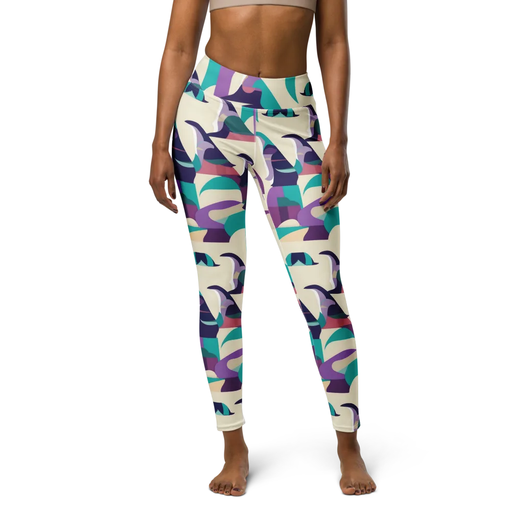 Violet Vogue on Yoga Leggings — Front