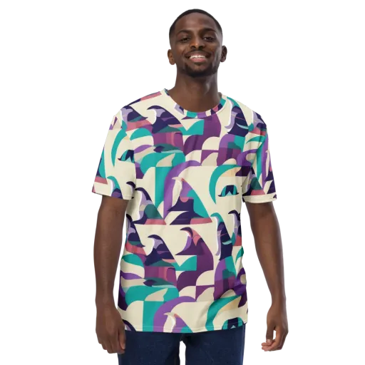 Violet Vogue on a Men's Crew Neck T-Shirt