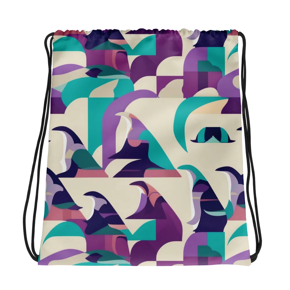 Violet Vogue on Drawstring Bag — Photo