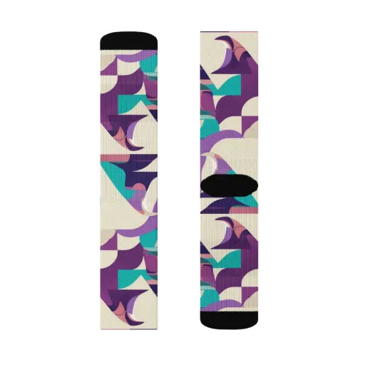 Violet Vogue on a Socks