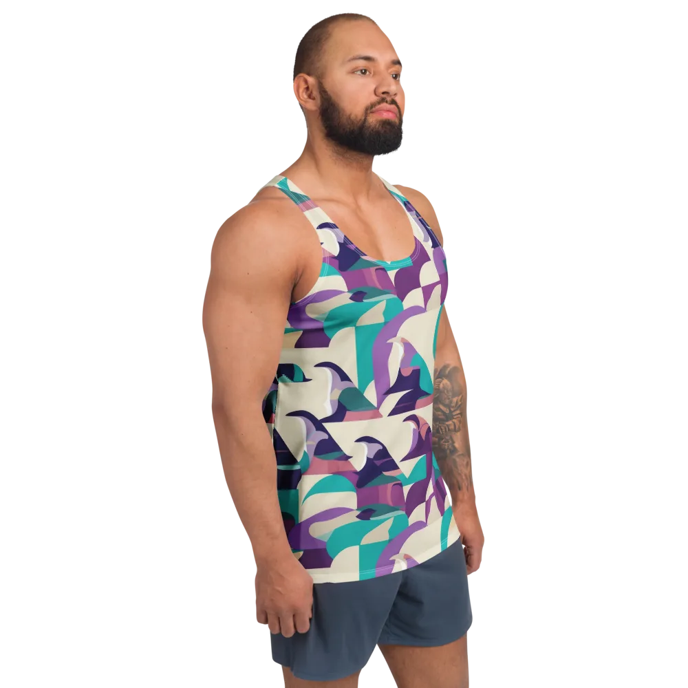 Violet Vogue on Men's Tank Top — Right Front