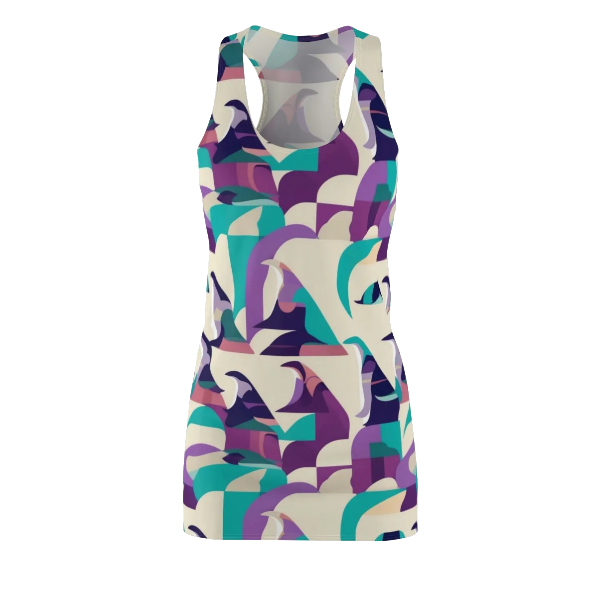 Violet Vogue on Racerback Dress — Front