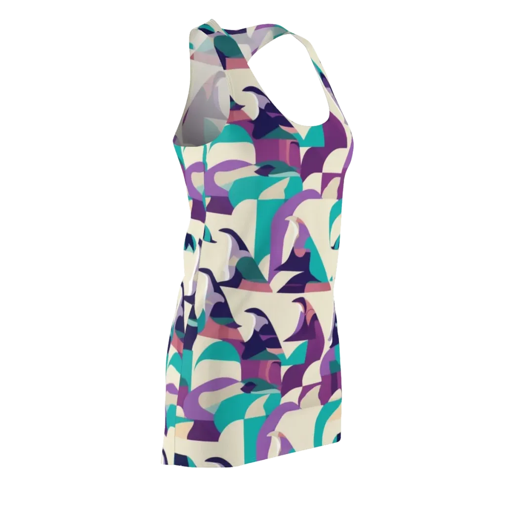 Violet Vogue on Racerback Dress — Front Side
