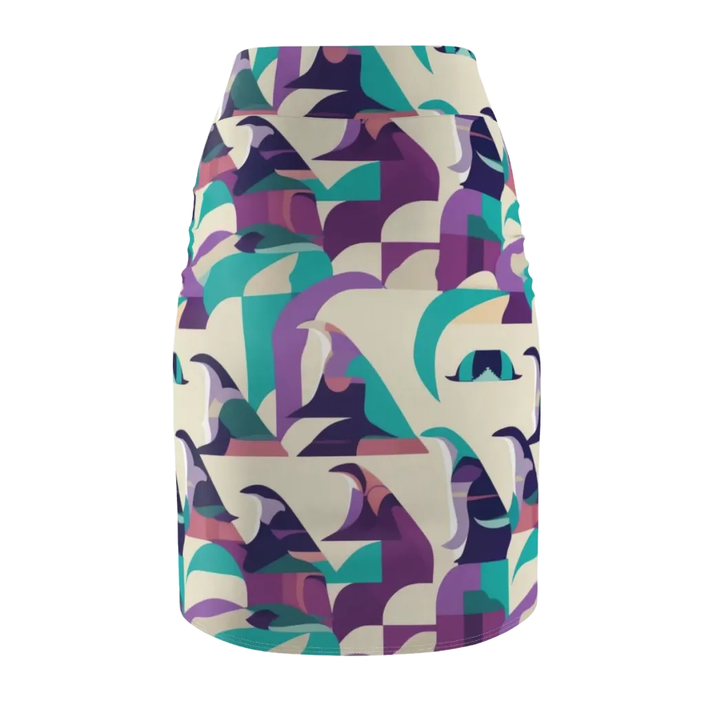 Violet Vogue on Pencil Skirt — Back