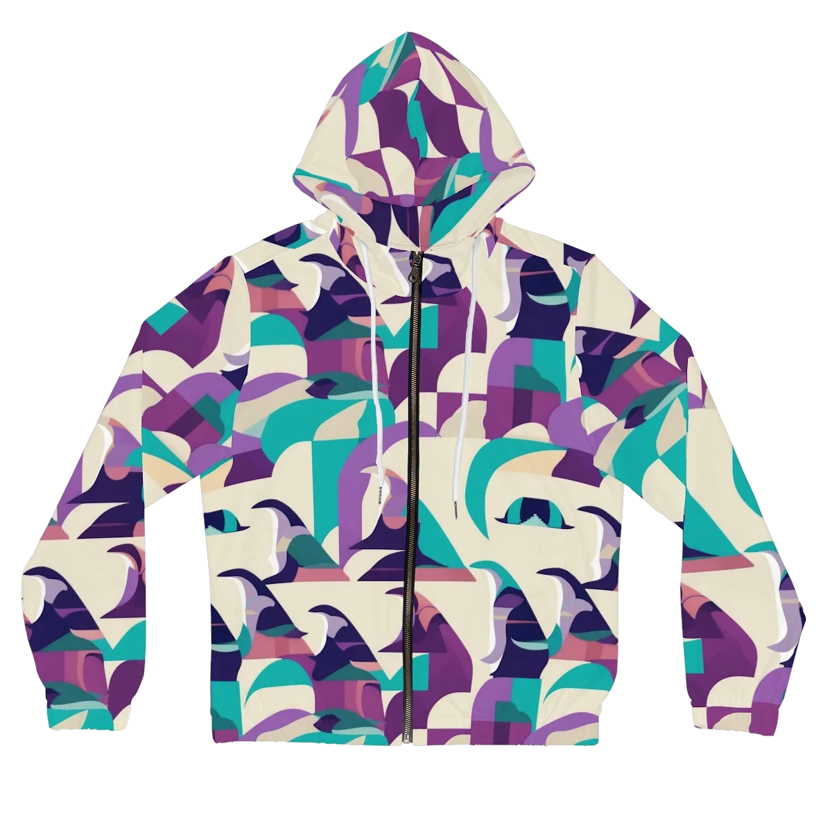 Violet Vogue on Women's Full-Zip Hoodie — Front