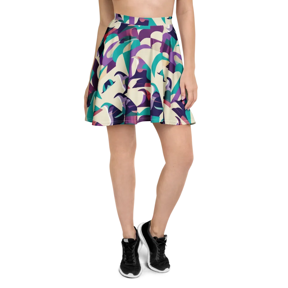 Violet Vogue on Skater Skirt — Front