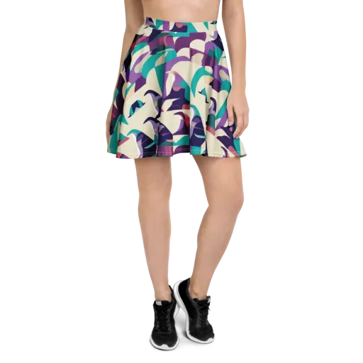 Violet Vogue on a Skater Skirt