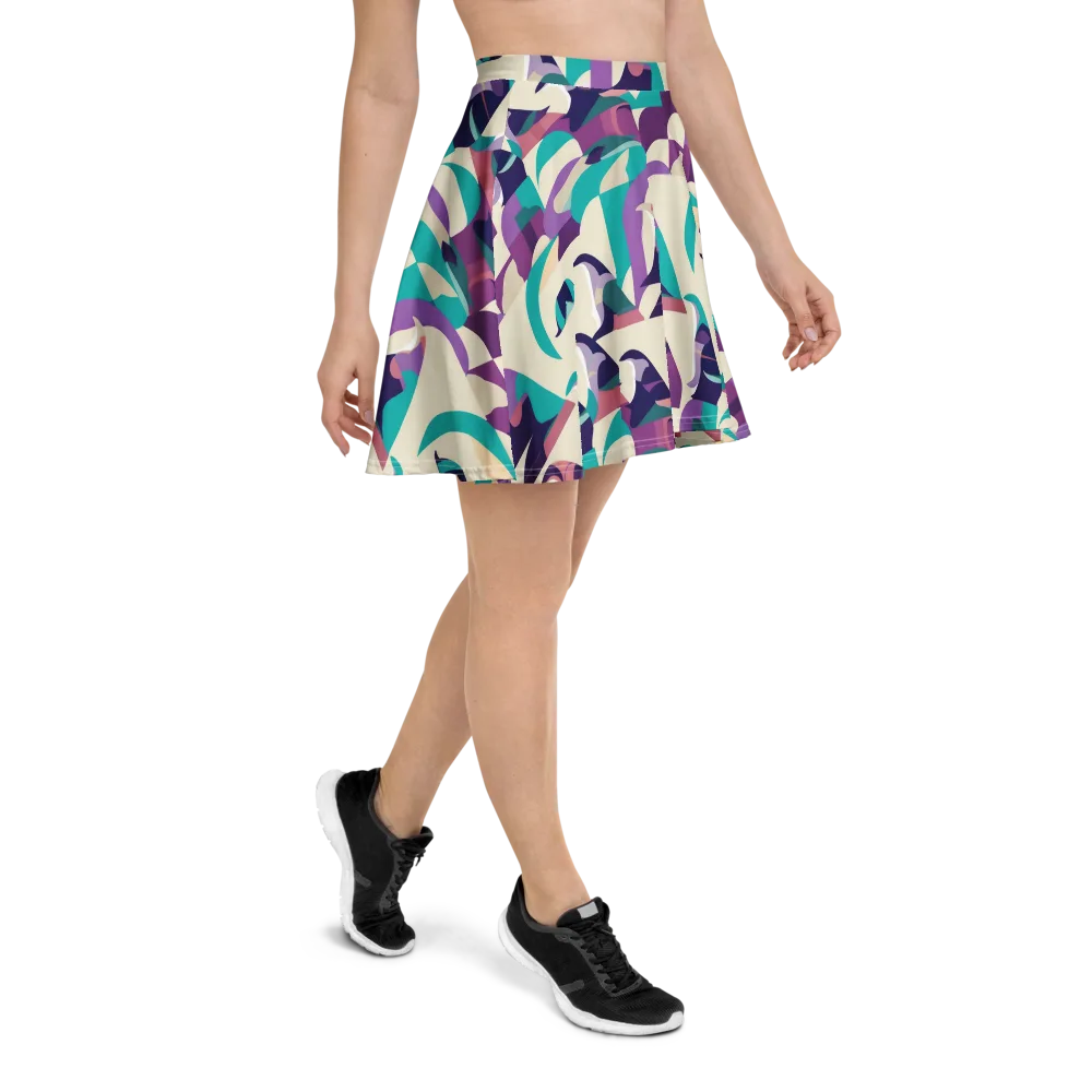 Violet Vogue on Skater Skirt — Right
