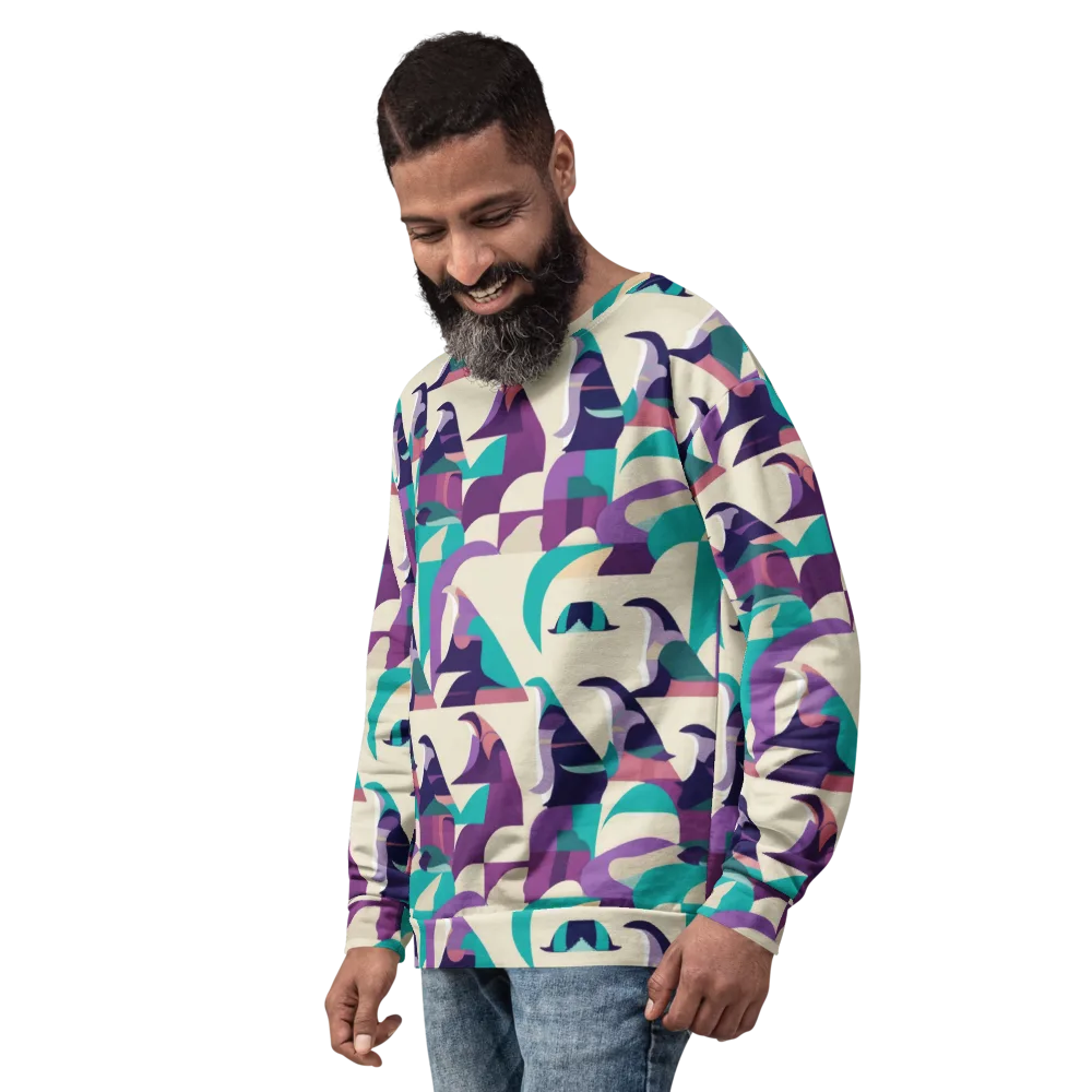 Violet Vogue on Sweatshirt — Left Front