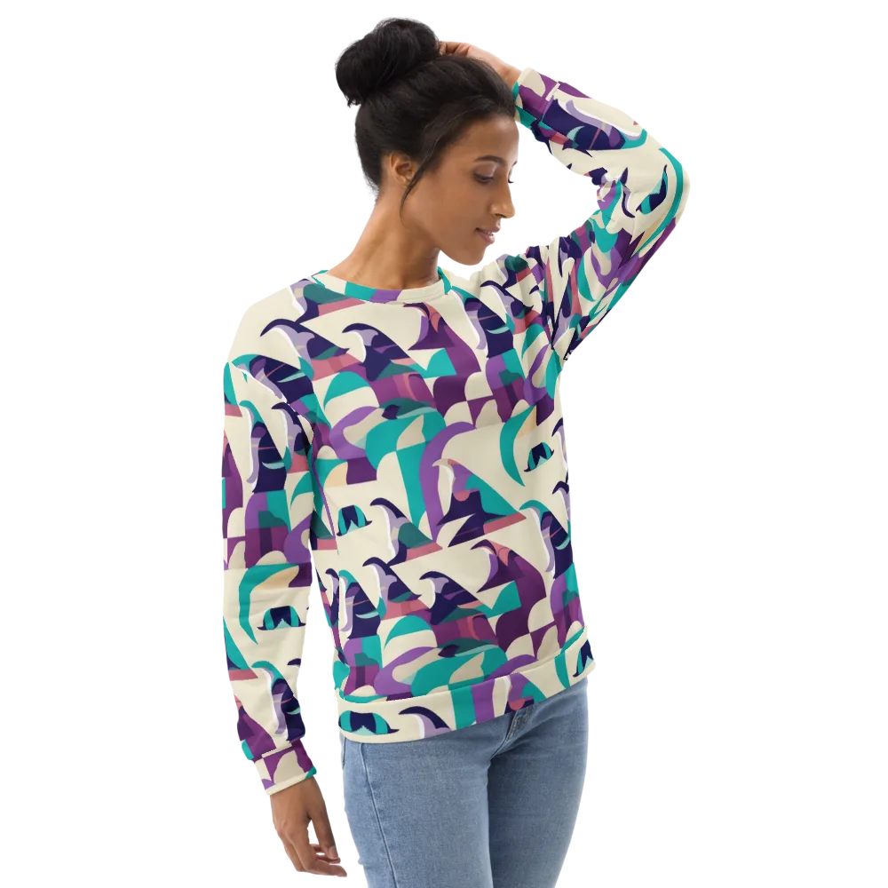 Violet Vogue on Sweatshirt — Right Front