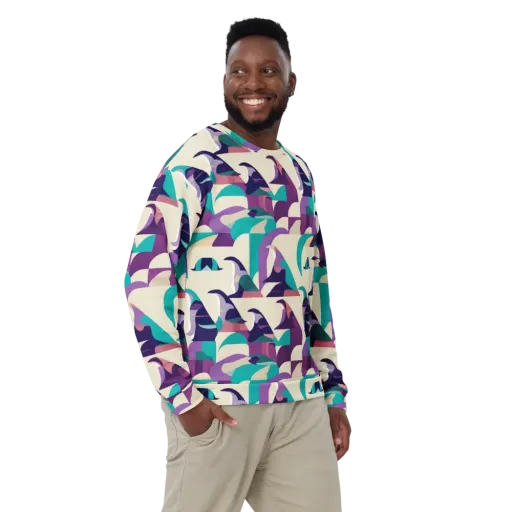 Violet Vogue on a Sweatshirt