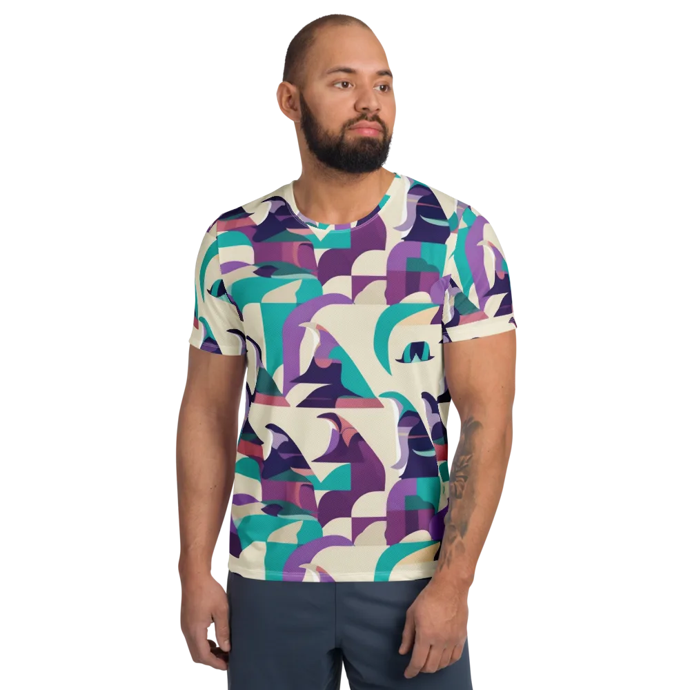 Violet Vogue on Men's Athletic T-Shirt — Front