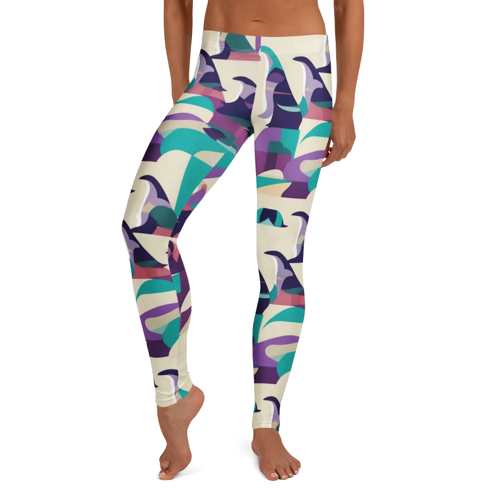 Violet Vogue on Leggings — Front