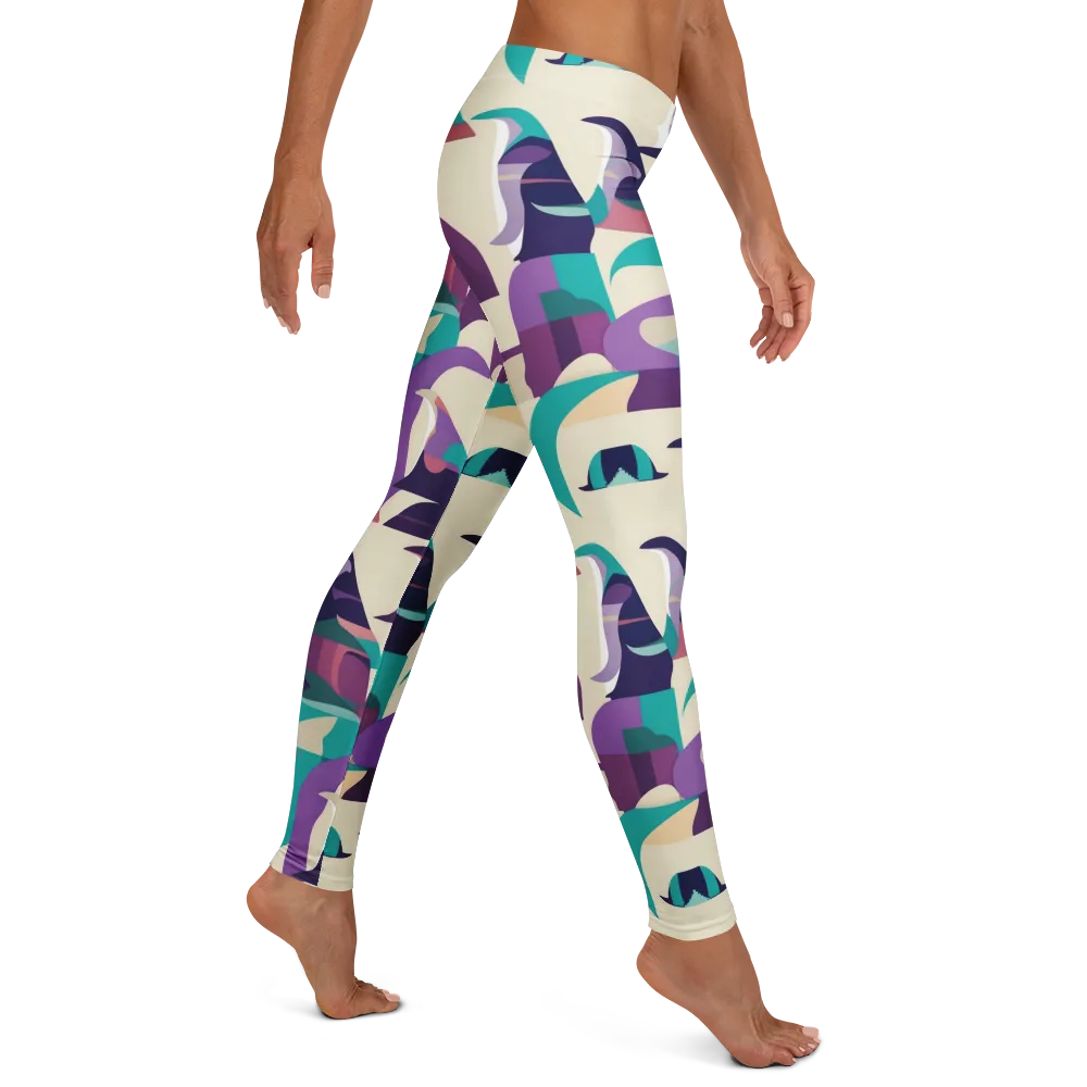 Violet Vogue on Leggings — Right