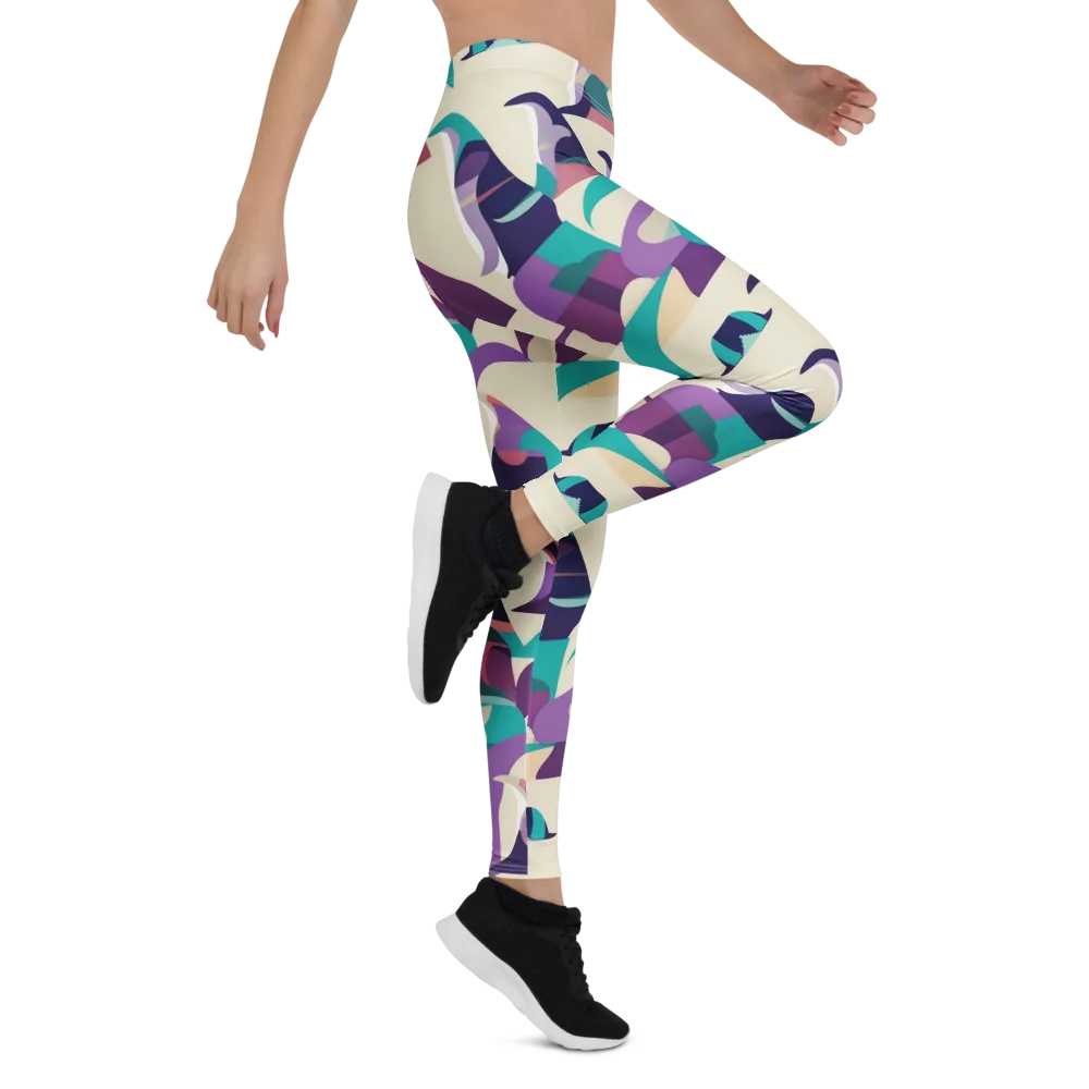 Violet Vogue on Leggings — Right