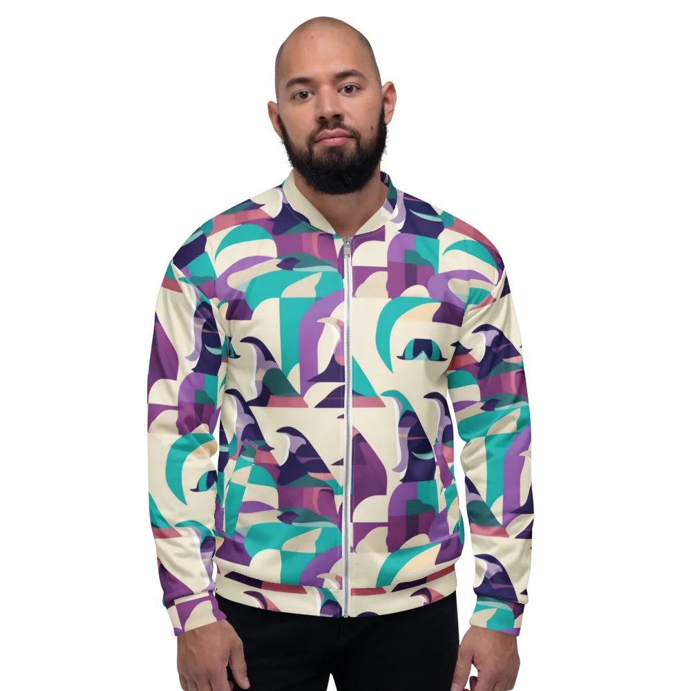 Violet Vogue on Bomber Jacket — Front