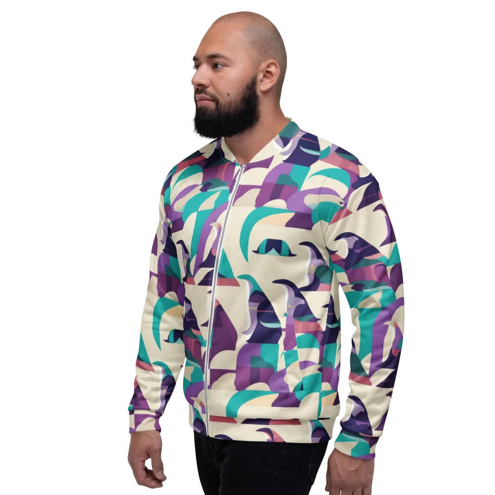 Violet Vogue on Bomber Jacket — Left