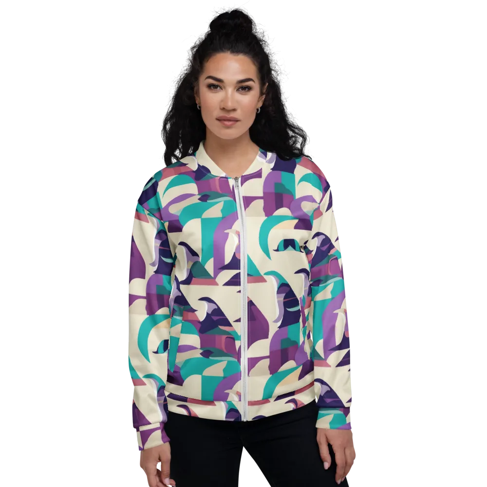 Violet Vogue on Bomber Jacket — Front