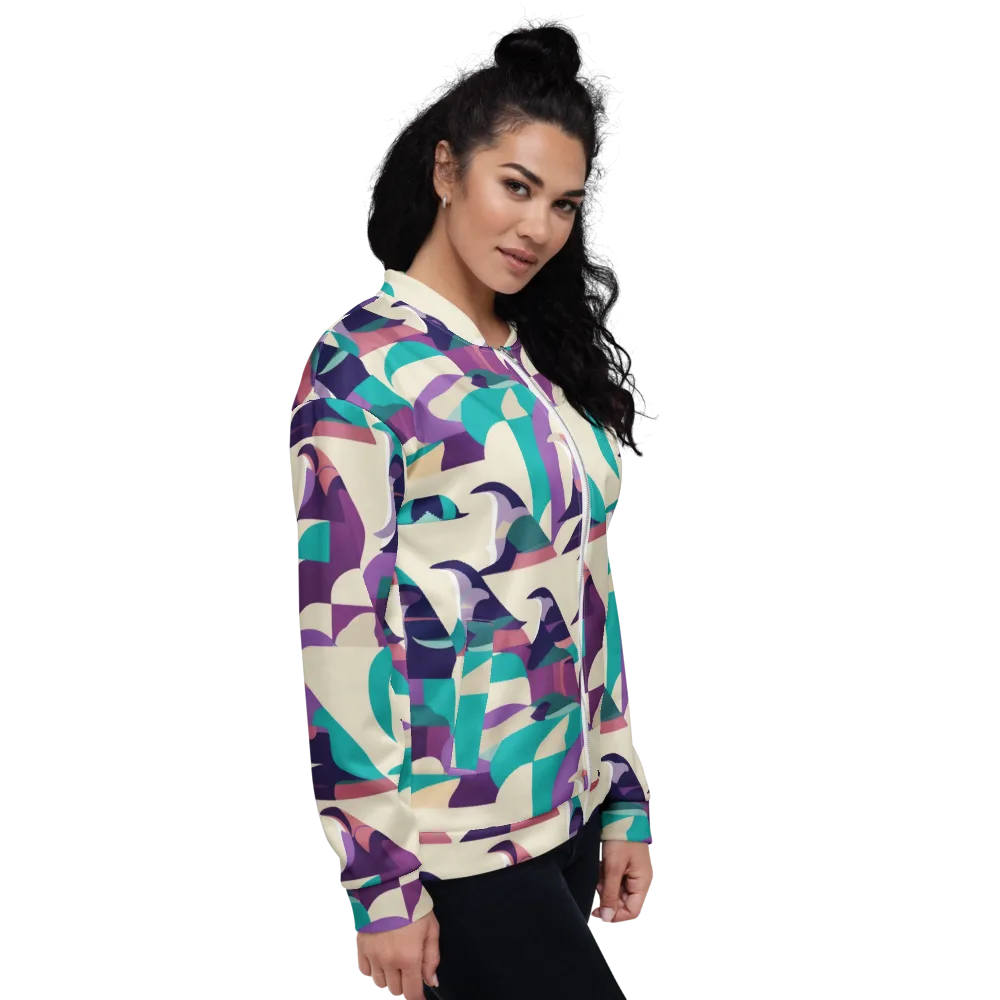 Violet Vogue on Bomber Jacket — Right