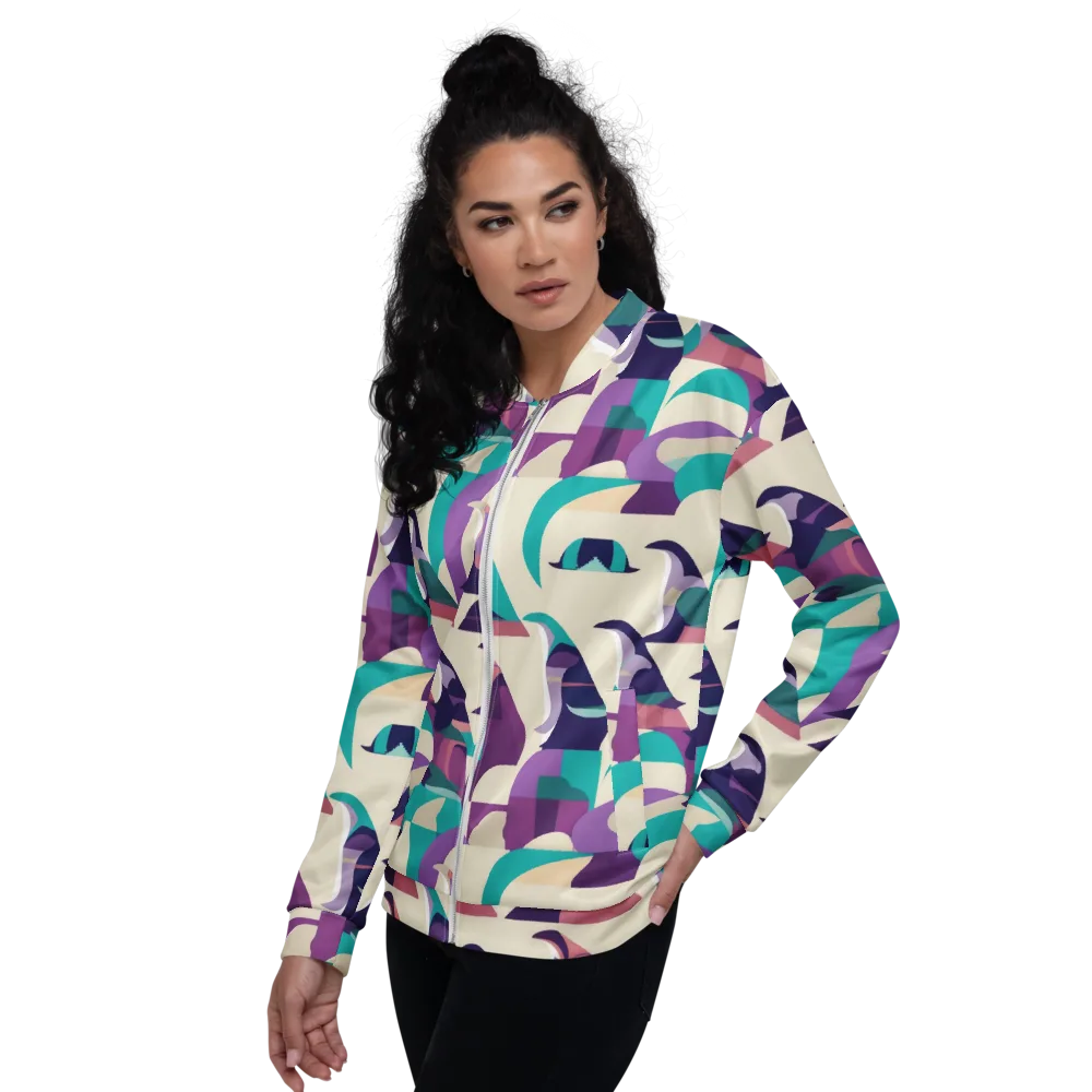Violet Vogue on Bomber Jacket — Left
